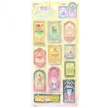 Load image into Gallery viewer, BGM Kyururun Seal Stickers Vol.2 - Cafe a la Mode Stained Glass - MAIDO! Kairashi Shop