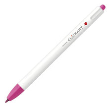 Load image into Gallery viewer, Zebra Clickart Knock Type Pen 0.6 mm - Cherry Pink - MAIDO! Kairashi Shop