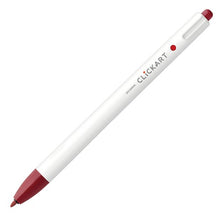 Load image into Gallery viewer, Zebra Clickart Knock Type Pen 0.6 mm - Red Black - MAIDO! Kairashi Shop