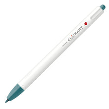 Load image into Gallery viewer, Zebra Clickart Knock Type Pen 0.6 mm - Turquoise Blue - MAIDO! Kairashi Shop