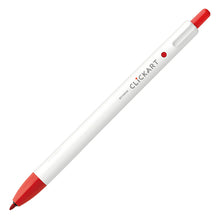 Load image into Gallery viewer, Zebra Clickart Knock Type Pen 0.6 mm - Red - MAIDO! Kairashi Shop