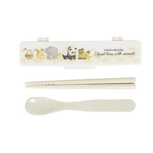 Load image into Gallery viewer, Nakano Spend Time with Animals Cutlery Set - Beige - MAIDO! Kairashi Shop