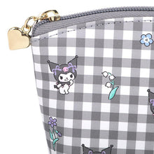 Load image into Gallery viewer, Sanrio Gingham Check Pouch - Kuromi - MAIDO! Kairashi Shop