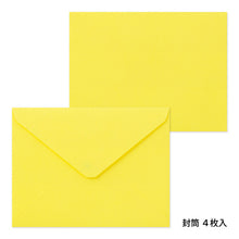 Load image into Gallery viewer, Midori Letterpress Letter Set Wreath Red - MAIDO! Kairashi Shop