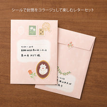 Load image into Gallery viewer, Midori Collage Letter Set - Cats - MAIDO! Kairashi Shop