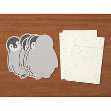 Load image into Gallery viewer, Midori Die-Cut Letter Set Penguin - MAIDO! Kairashi Shop