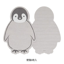 Load image into Gallery viewer, Midori Die-Cut Letter Set Penguin - MAIDO! Kairashi Shop