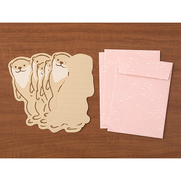 Midori DieCut Letter Set Otter MAIDO! Kairashi Shop