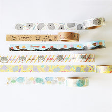 Load image into Gallery viewer, GreenFlash Animal Series Chinchilla Washi Tape 15 mm - MAIDO! Kairashi Shop