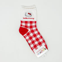 Load image into Gallery viewer, Sanrio Plaid Socks - Hello Kitty - MAIDO! Kairashi Shop