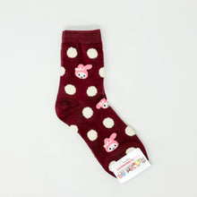 Load image into Gallery viewer, Sanrio Polkadot Socks - My Melody - MAIDO! Kairashi Shop