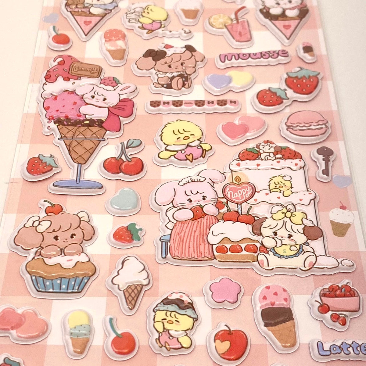 Mikko Illustrations Characters 3D Sweets stickers– MAIDO! Kairashi