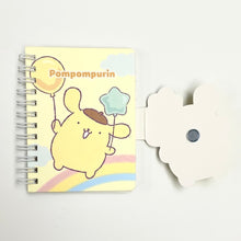 Load image into Gallery viewer, Sanrio Magnetic Clasp Mini Notebook - Pompompurin - MAIDO! Kairashi Shop