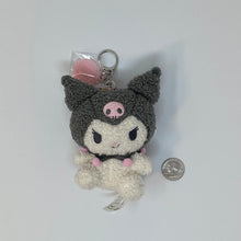 Load image into Gallery viewer, Sanrio Key Chain with Mascot Retro Design - Kuromi - MAIDO! Kairashi Shop