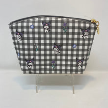 Load image into Gallery viewer, Sanrio Gingham Check Pouch - Kuromi - MAIDO! Kairashi Shop