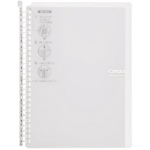 Load image into Gallery viewer, KOKUYO Campus Smart Ring B5 Binder Notebook 26 Holes - Clear - MAIDO! Kairashi Shop