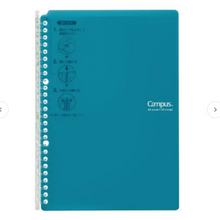 Load image into Gallery viewer, KOKUYO Campus Smart Ring B5 Binder Notebook 26 Holes - Bluegreen - MAIDO! Kairashi Shop