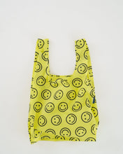 Load image into Gallery viewer, Standard Baggu - Yellow Happy - MAIDO! Kairashi Shop