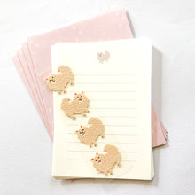 Load image into Gallery viewer, Midori Letter Set Pomeranian - MAIDO! Kairashi Shop