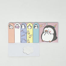 Load image into Gallery viewer, NEKOMI Sticky Notes - Penguin - MAIDO! Kairashi Shop