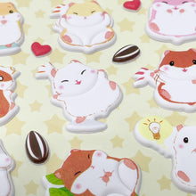 Load image into Gallery viewer, Shan Le Hamster Stickers - Sun Flower Seeds - MAIDO! Kairashi Shop