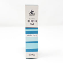 Load image into Gallery viewer, FRAGRANCE MEMORIES BEACH & SEA Coconut Sky 20 sticks - MAIDO! Kairashi Shop