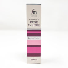 Load image into Gallery viewer, FRAGRANCE MEMORIES FLOWER & FIELD Rose Avenue 20 sticks - MAIDO! Kairashi Shop