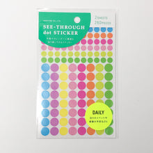 Load image into Gallery viewer, HIGHTIDE See Through Dot Sticker - MAIDO! Kairashi Shop