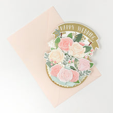 Load image into Gallery viewer, Greeting Life Happy Wedding Flower Pot Card - MAIDO! Kairashi Shop