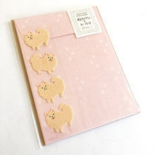 Load image into Gallery viewer, Midori Letter Set Pomeranian - MAIDO! Kairashi Shop