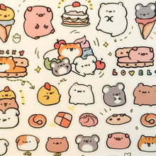 Load image into Gallery viewer, Lovely Animals Stickers - MAIDO! Kairashi Shop