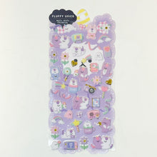 Load image into Gallery viewer, Shan Lee Mofu Mofu Happy Stickers - Cat - MAIDO! Kairashi Shop