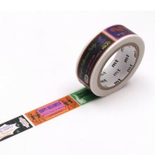 Load image into Gallery viewer, mt Halloween Tickets Washi Tape 15 mm - MAIDO! Kairashi Shop