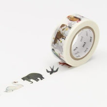 Load image into Gallery viewer, mt Alan Gree Animal Washi Tape 20 mm - MAIDO! Kairashi Shop