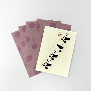 Midori Letter Set Panda - MAIDO! Kairashi Shop