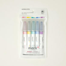 Load image into Gallery viewer, KOKUYO mark+ Dual Tone Highlighter 5 Color Set - MAIDO! Kairashi Shop