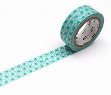 Load image into Gallery viewer, mt Asanoha Hisui Washi Tape 15 mm - MAIDO! Kairashi Shop