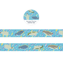 Load image into Gallery viewer, GreenFlash Animal Series Penguin Gold Foil Washi Tape 20 mm - MAIDO! Kairashi Shop
