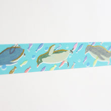 Load image into Gallery viewer, GreenFlash Animal Series Penguin Gold Foil Washi Tape 20 mm - MAIDO! Kairashi Shop
