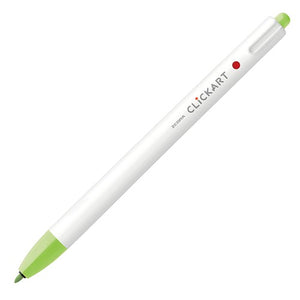 Zebra Clickart Knock Type Pen 0.6 mm - Light Green - MAIDO! Kairashi Shop