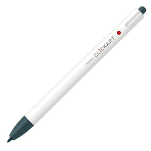 Zebra Clickart Knock Type Pen 0.6 mm - Smoky Blue - MAIDO! Kairashi Shop