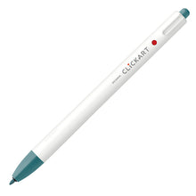 Load image into Gallery viewer, Zebra Clickart Knock Type Pen 0.6 mm - Turquoise Blue - MAIDO! Kairashi Shop
