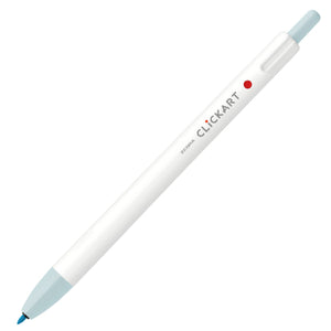 Zebra Clickart Knock Type Pen 0.6 mm - Powder Blue - MAIDO! Kairashi Shop