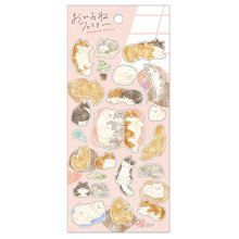 Load image into Gallery viewer, MIND WAVE Napping Family Stickers - Nekosaki Family - - MAIDO! Kairashi Shop
