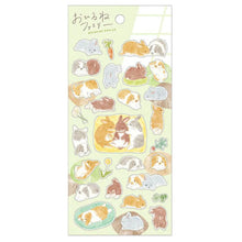 Load image into Gallery viewer, MIND WAVE Napping Family Stickers - Tozawa Family - - MAIDO! Kairashi Shop
