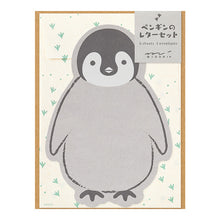 Load image into Gallery viewer, Midori Die-Cut Letter Set Penguin - MAIDO! Kairashi Shop
