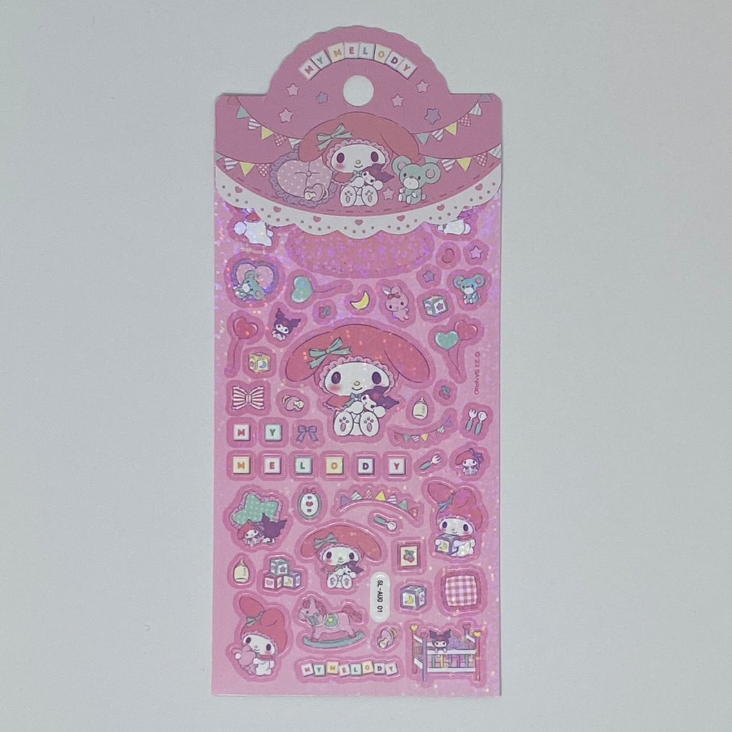 Sanrio Baby My Melody Holo Stickers - MAIDO! Kairashi Shop
