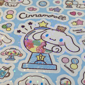 Sanrio Cinnamoroll Holo Stickers Sweets - MAIDO! Kairashi Shop