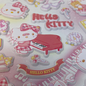 Sanrio Hello Kitty Music Marshmallow Stickers - MAIDO! Kairashi Shop