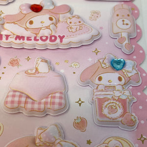 Sanrio Baby My Melody Playtime Marshmallow Stickers - MAIDO! Kairashi Shop